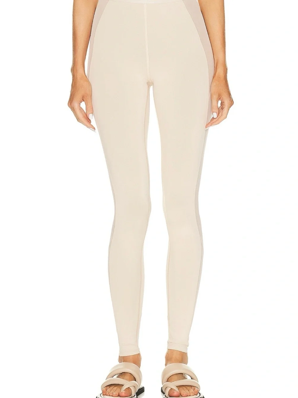 ALO Yoga Airlift High-Waist Dream Leggings In Macadamia